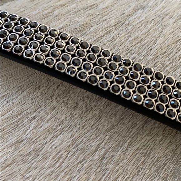 Swarovski Glitter Leather Belt - Picture 6 of 8